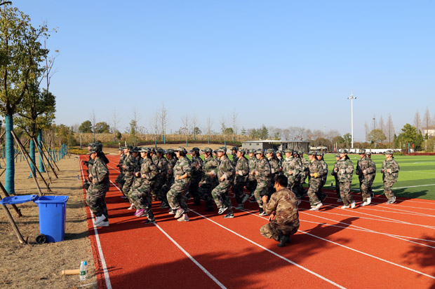 2018级新生军训第二天